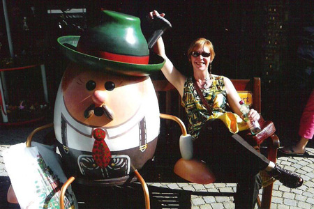 Lisa with the Oberammergau Smoker
